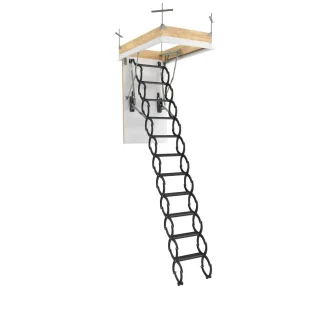 Scala retrattile pantografo in metallo LST