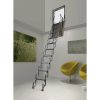 Scale Retrattili in alluminio per parete Aci 70 x 100 H 325