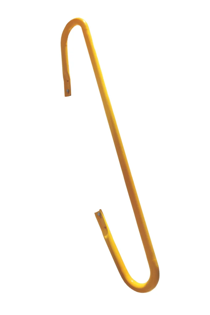 Secondo corrimano per scale retrattili in legno